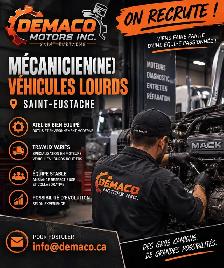 Mécanicien (ne) poids lourds Saint-Eustache
