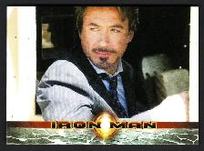 IRON MAN 1ST MOVIE BASE CARD 2 TONY STARK ROBERT DOWNEY JR