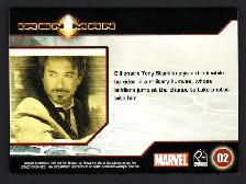 IRON MAN 1ST MOVIE BASE CARD 2 TONY STARK ROBERT DOWNEY JR - Photo 2