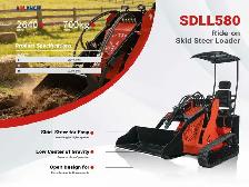 2026 SDLANCH High-End Ride-on Skid Steer Loader SSL580 without C