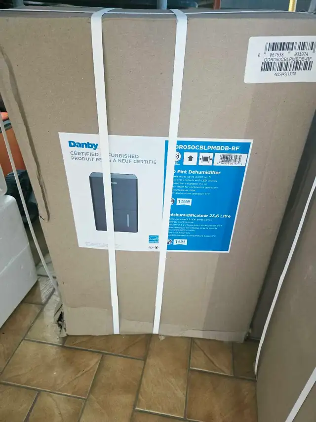 Déshumidificateur Danby 50 pintes