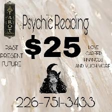 psychic reading $25