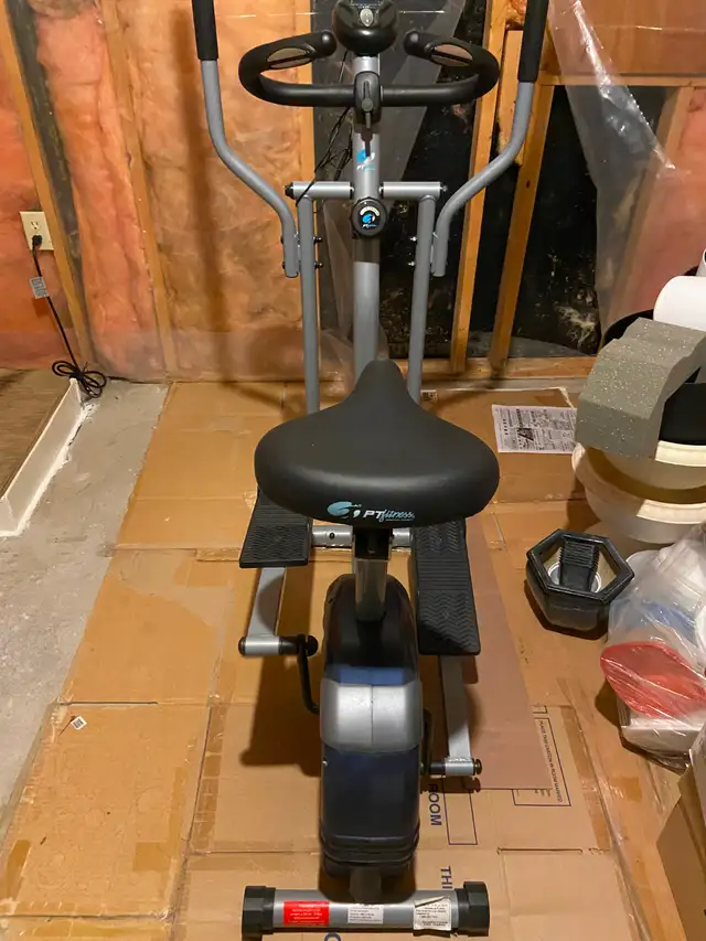 2-in-1 PTFitness Ellipitical and Exercise Bike