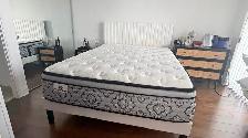 Brand New Queen Bed Frame   Queen Mattress - Photo 3