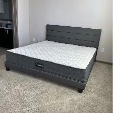 Brand New Queen Bed Frame   Queen Mattress - Photo 5