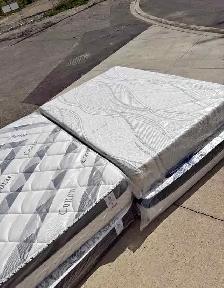 Queen Pillow Top Mattress Luxury Comfort Free Delivery