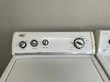 Laveuse sécheuse traditionnelles blanches Whirlpool - Photo 2