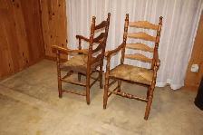 Chaises capitaines anciennes (1930) 25$ch  livrées si... - Photo 2