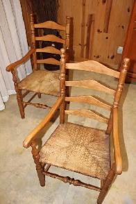Chaises capitaines anciennes (1930) 25$ch  livrées si... - Photo 5