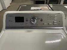 Laveuse sécheuse top load blanches grande capacité Maytag - Photo 2