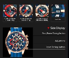 PREMIUM QUALITY CHRONOGRAPH QUARTZ WATCH - Photo 3