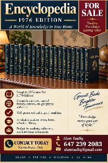 VINTAGE 1976 ENCYCLOPEDIA SET FOR SALE