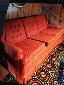 Sofa coloniale avec fauteuil bercant - Photo 2