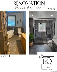 rénovation salle de bain, sous-sol, céramique, etc. - Photo 2