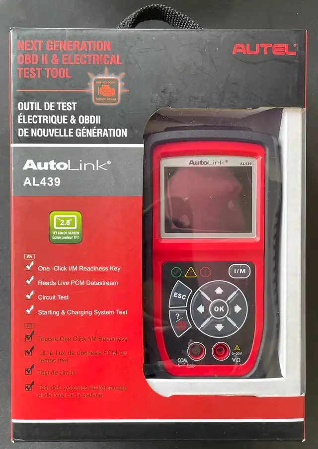 AUTEL AUTOLINK AL439 OBDII TOOL