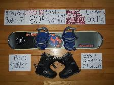 Ensembles de snow junior planche a neige snowboard - Photo 6