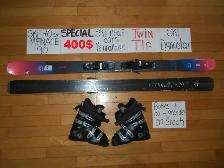 Ensembles ski alpin twin tip 150 157 163 168 170 176 cm - Photo 10