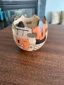 Arizona native pottery , Tohono O’Odham, Mitchell Blackhorse .