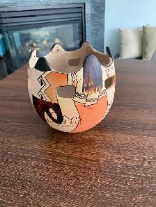 Arizona native pottery , Tohono O’Odham, Mitchell Blackhorse . - Photo 2