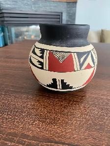 Arizona native pottery , Tohono O’Odham, Mitchell Blackhorse . - Photo 7