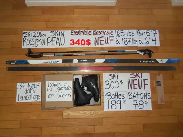 Ensembles de ski de fond PEAU SKIN ENSEMBLE COMPLET NEUF