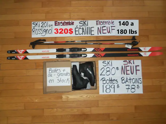 Ensembles ski de fond écaille ENSEMBLES COMPLET NEUF