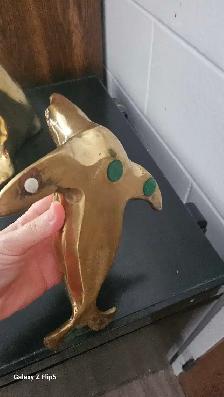 Phoque en laiton/brass - Photo 5
