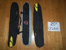 Snowblades mini ski avec fixes de ski alpin - Photo 6