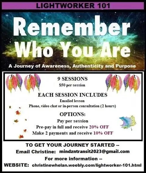 Lightworker 101:  AUTUMN ADVENTURE