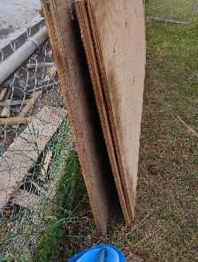 4- 4'x8'x 3/4' plywood
