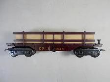 Marx Train 4528 Erie Flat Car - Photo 2