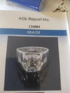 Moissanite 8ct 925 Silver Men's Ring - Photo 4