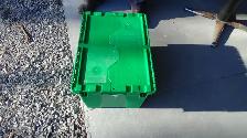 Stackable Bins & Buckets with Lids