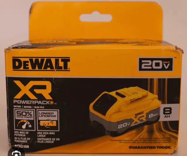 20v Dewalt XR Battery