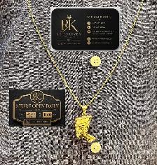 10K  yellow Gold Chain & Pendant # R 34 - Photo 8