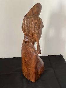 Œuvres d’art africain sculpture en bois massif