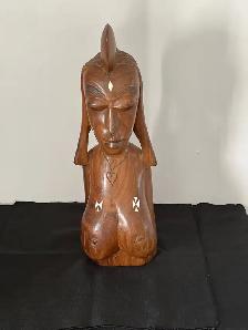 Œuvres d’art africain sculpture en bois massif - Photo 3