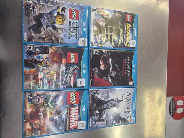 Jeux de wii u