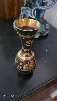 Beau petit Vase en laiton/brass - Photo 2