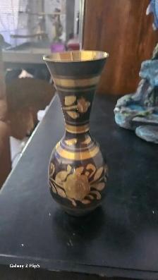 Beau petit Vase en laiton/brass - Photo 3