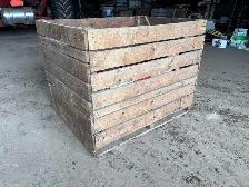 wood potato boxes