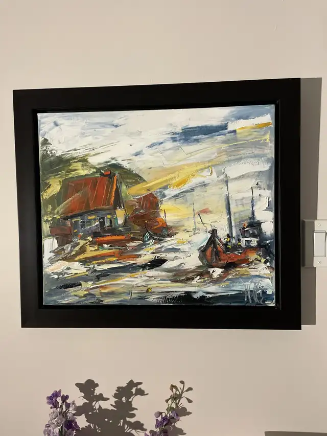 Tableaux à rabais:Tempête en mer, Iles-de-la-Madeleine