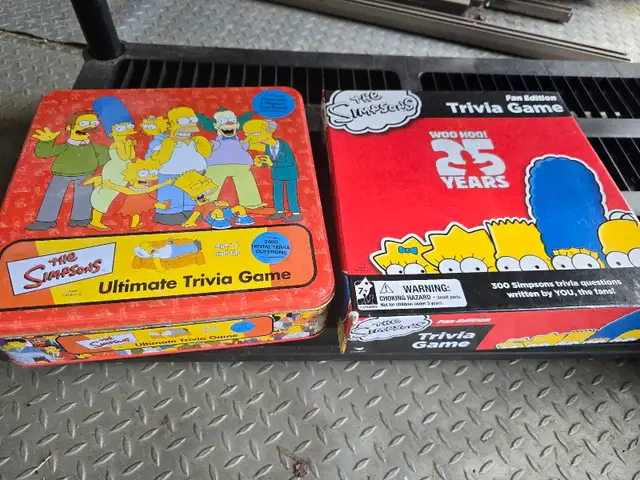 The Simpsons Books and Trivia Games