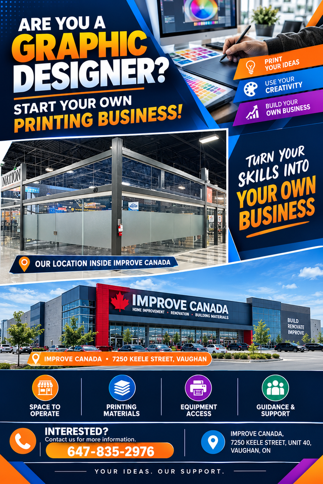 Start Your Own Printing Business | Printing Space & Equipment