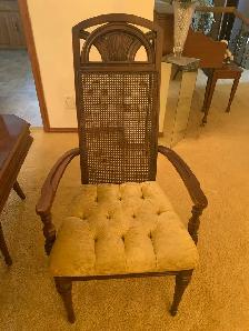 Solid Wood Dining Room Table, Chairs & China Cabinet - Photo 4