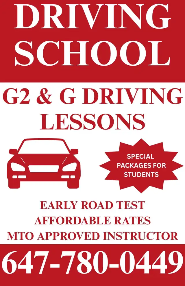G2 / G DRIVING LESSONS