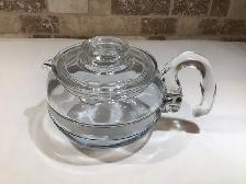 Pyrex Flameware glass teapot-#8446