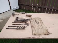 hand drill and bits