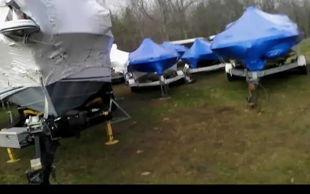winterizing and shrink wrapping boats and sea doo's