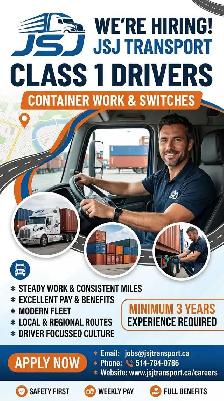 Hiring class 1 driver for switches